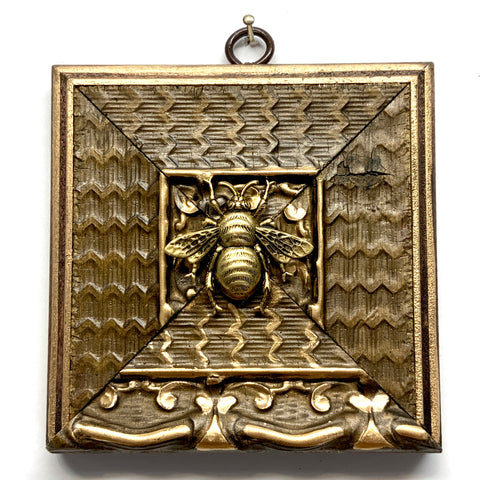 Wooden Frame with Grande Bee (4.25” wide)