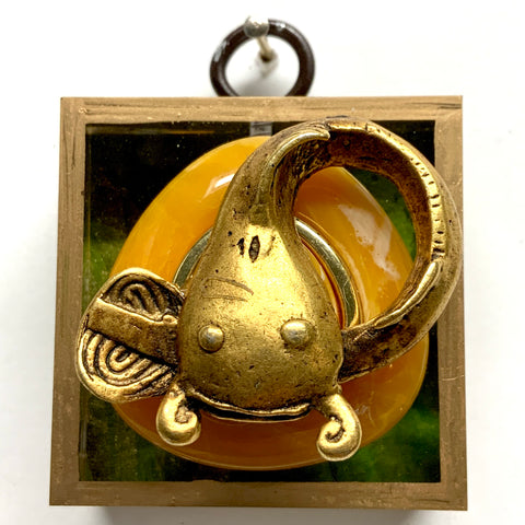 Acrylic Frame with Fish / Slight Imperfections (2