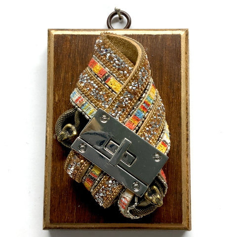 Wooden Frame with Snakes on Necklace (3.25