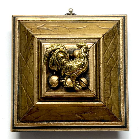 Gilt Frame with Rooster (3.25” wide)