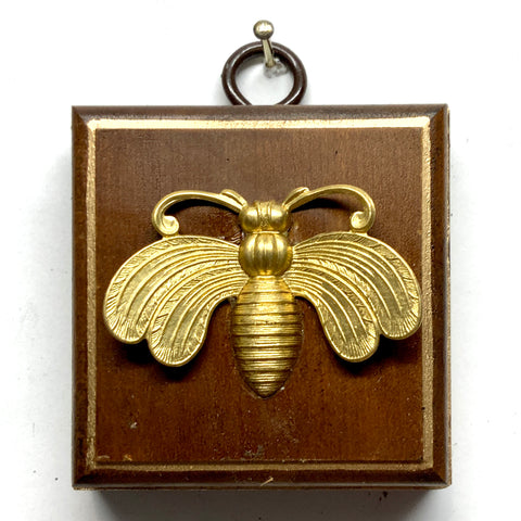 Mahogany Frame with Deco Bee (2.25” wide)