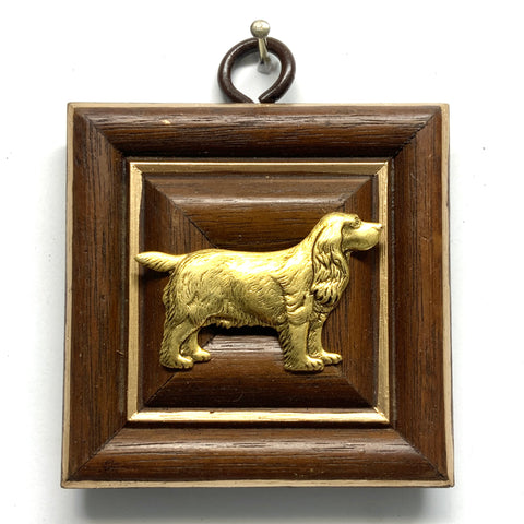 Wooden Frame with Spaniel (2.5