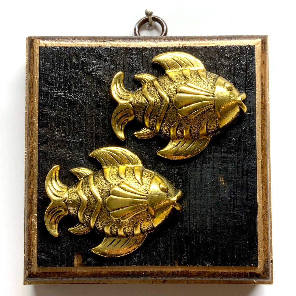 Bourbon Barrel Frame with Fish (4