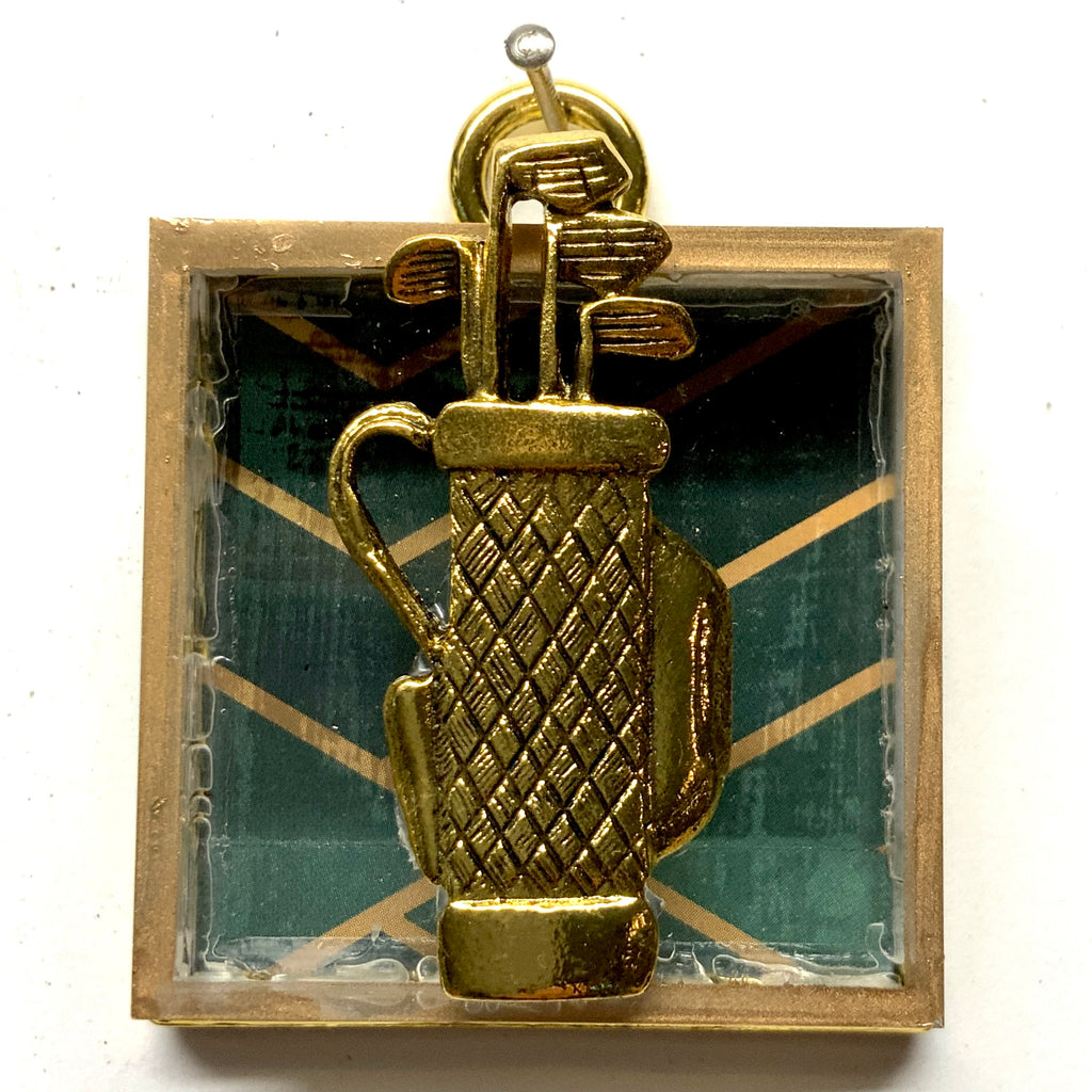 Acrylic Frame with Golf Bag / Slight Imperfections (2