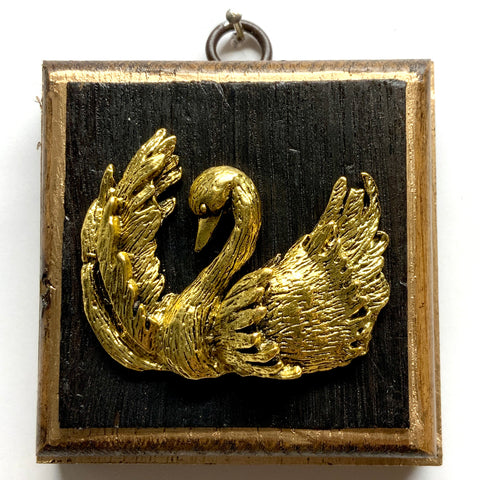 Bourbon Barrel Frame with Swan (3.25