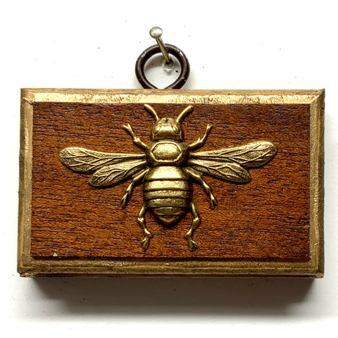 Wooden Frame with Italian Bee (3.25