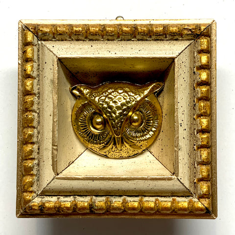 Painted Frame with Owl (2.75” wide)