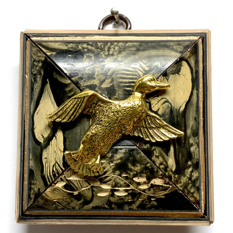 Marbled Frame with Duck (3