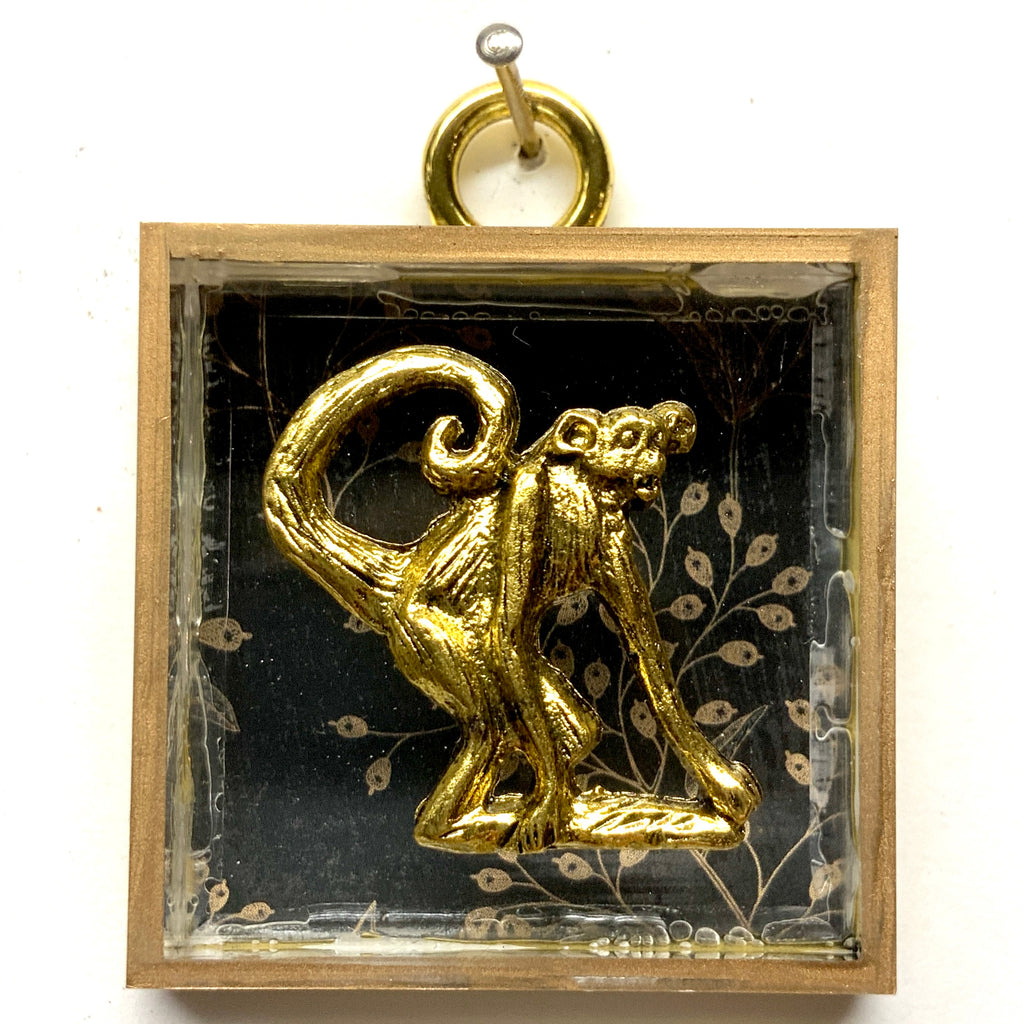 Acrylic Frame with Monkey / Slight Imperfections (2