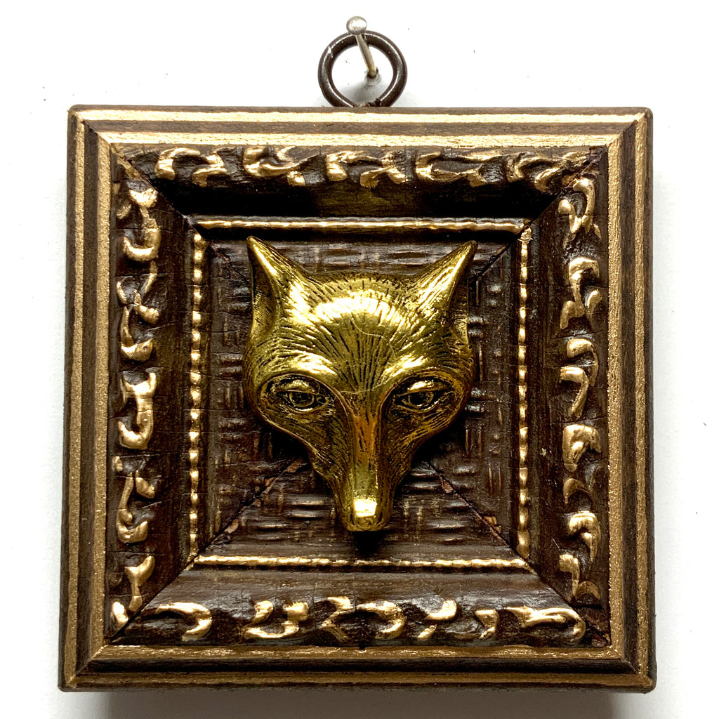 Wooden Frame with Fox (3.75