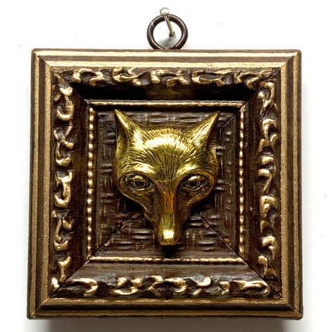 Wooden Frame with Fox (3.75