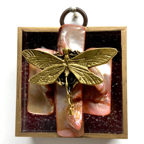 Acrylic Frame with Dragonfly / Slight Imperfections (2
