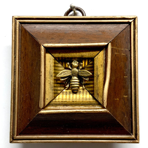 Wooden Frame with Napoleonic Bee (3