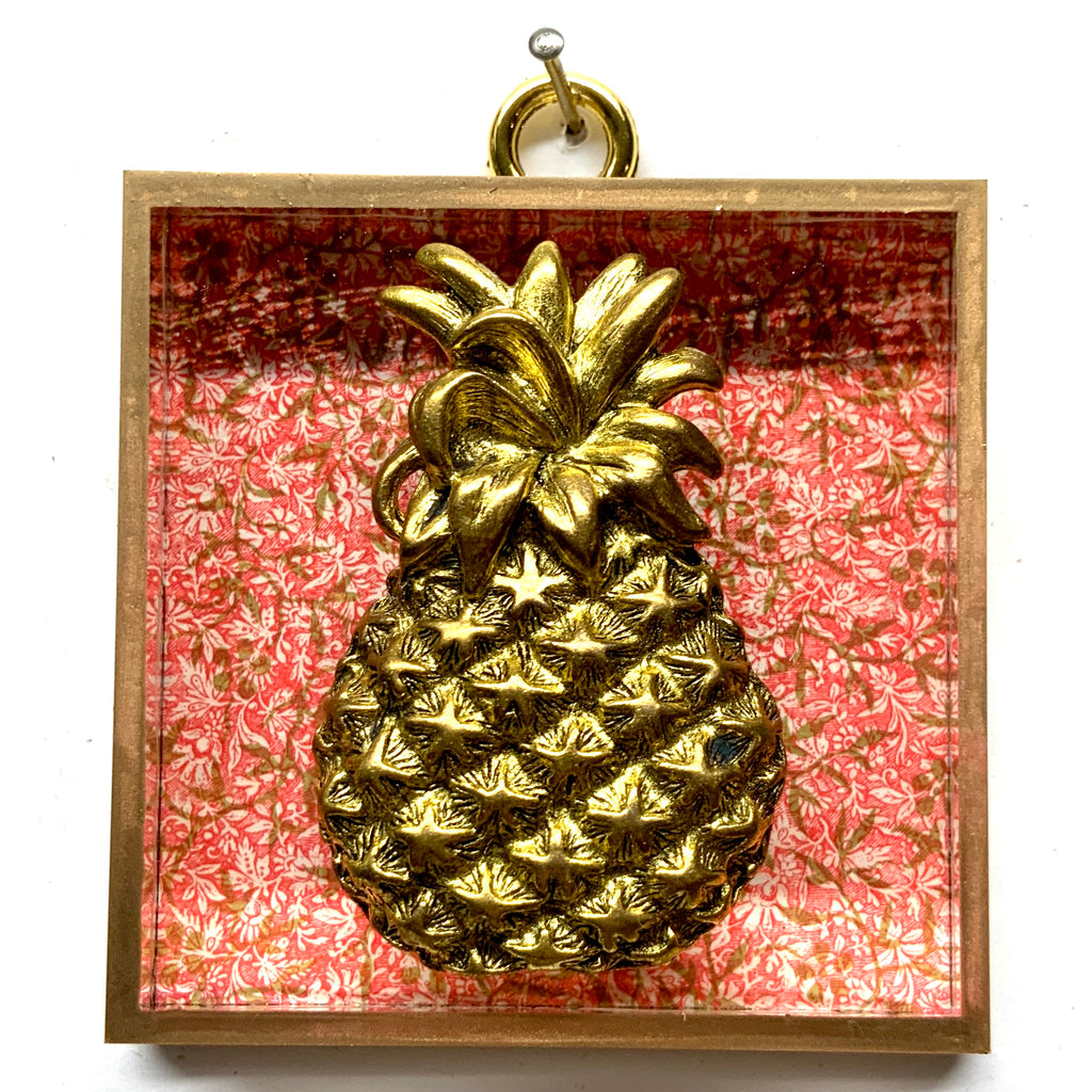 Acrylic Frame with Pineapple / Slight Imperfections (3