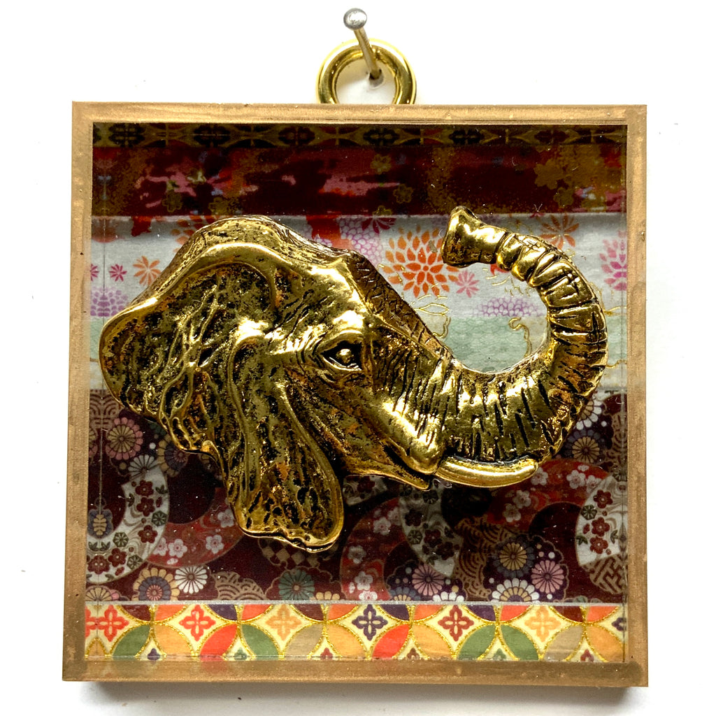 Acrylic Frame with Elephant / Slight Imperfections (3