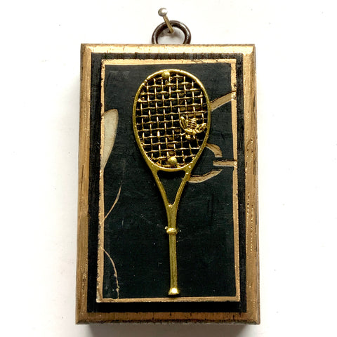 Bourbon Barrel Frame with Tennis Racquet on Coromandel (2.5