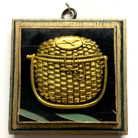 Painted Frame with Nantucket Basket on Coromandel (4