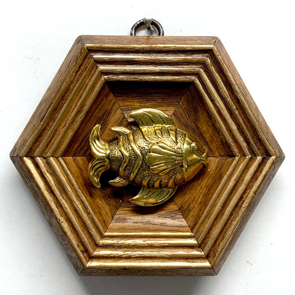 Wooden Frame with Fish (4.5
