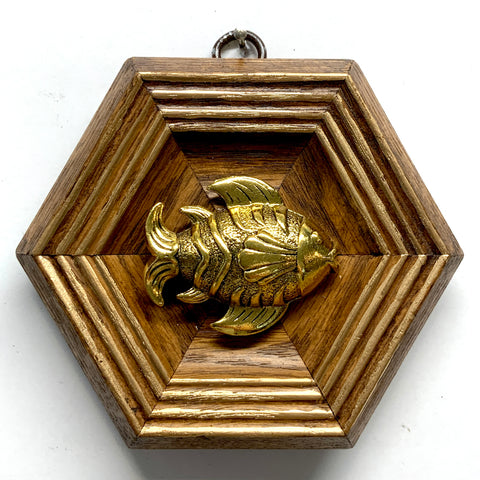 Wooden Frame with Fish (4.5