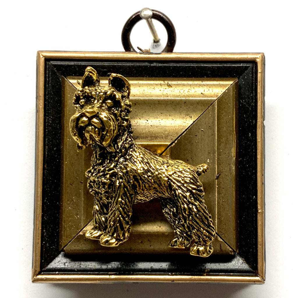 Lacquered Frame with Schnauzer (2.5