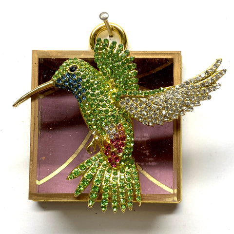 Acrylic Frame with Hummingbird / Slight Imperfections (2