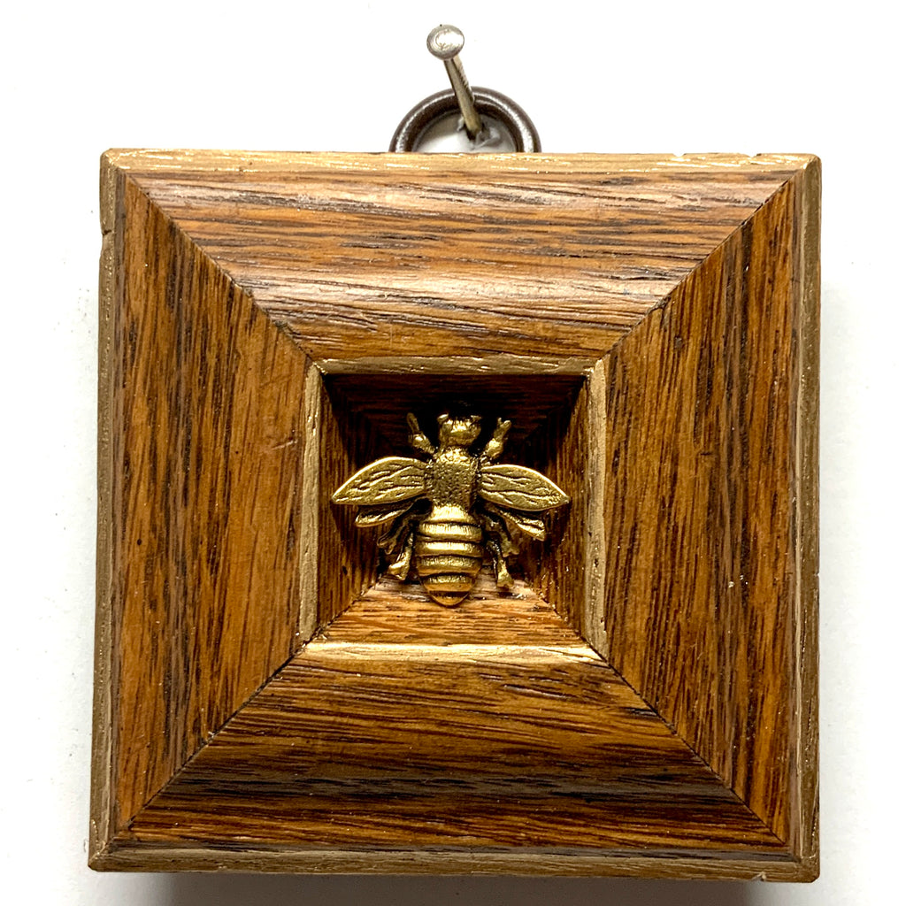 Wooden Frame with Napoleonic Bee (2.5