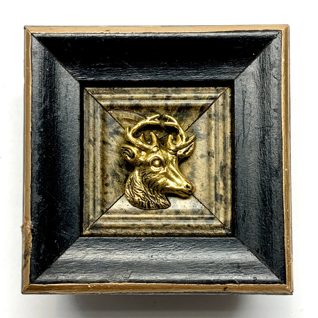Painted Frame with Stag (2.5” wide)