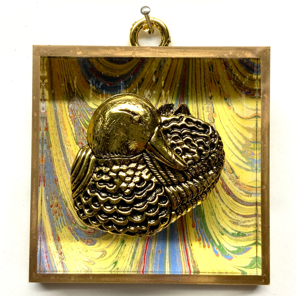 Acrylic Frame with Duck / Slight Imperfections (3