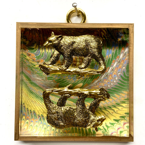 Acrylic Frame with Bears / Slight Imperfections (3