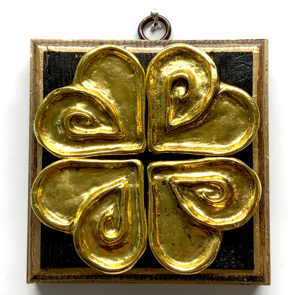 Bourbon Barrel Frame with Heart Clover (4