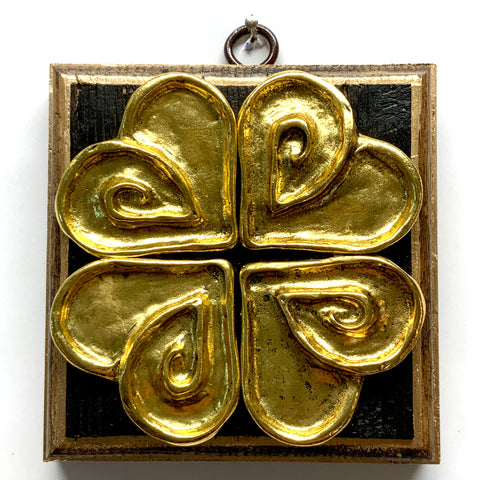 Bourbon Barrel Frame with Heart Clover (4