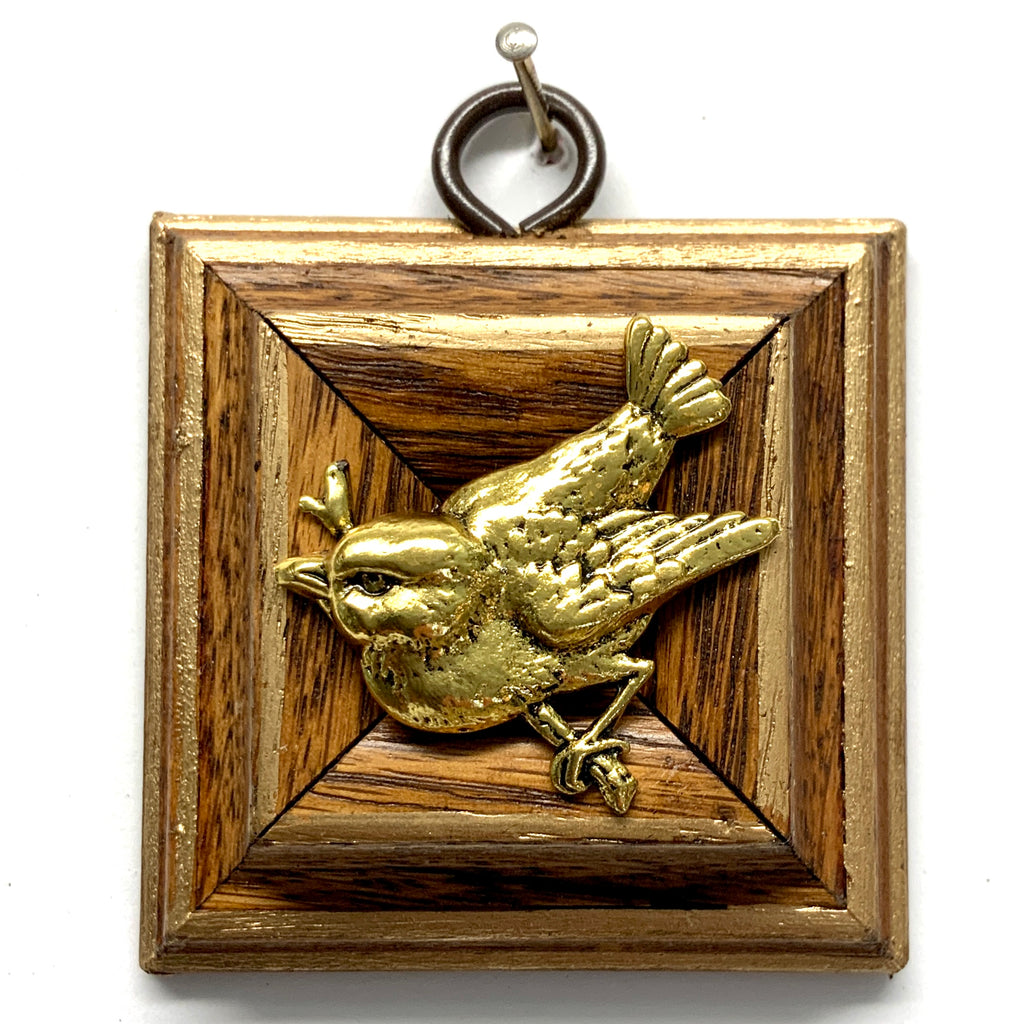 Wooden Frame with Bird (2.5