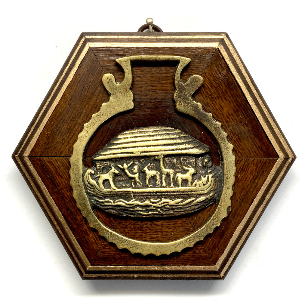 Wooden Frame with Horse Brass (5” wide)