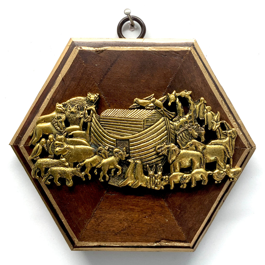 Wooden Frame with Noah's Ark (4.75
