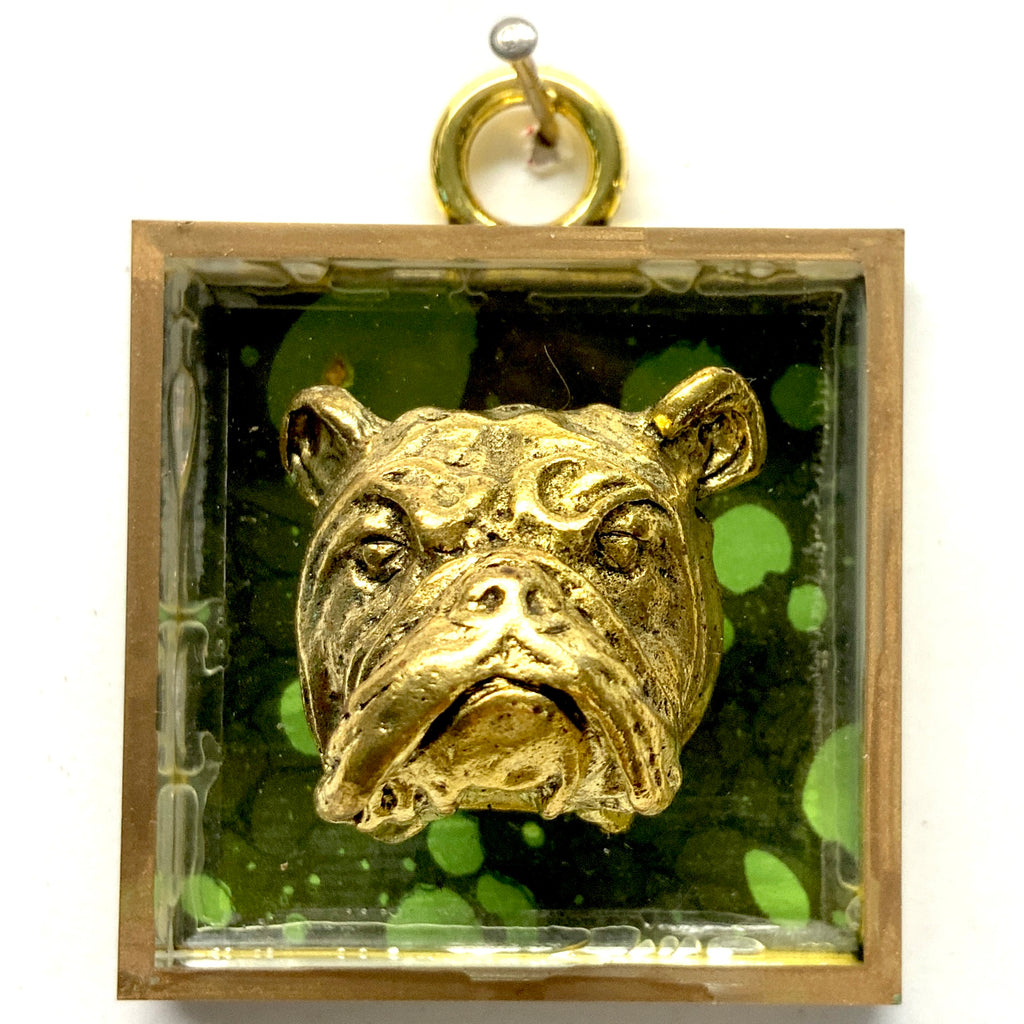 Acrylic Frame with Bulldog / Slight Imperfections (2