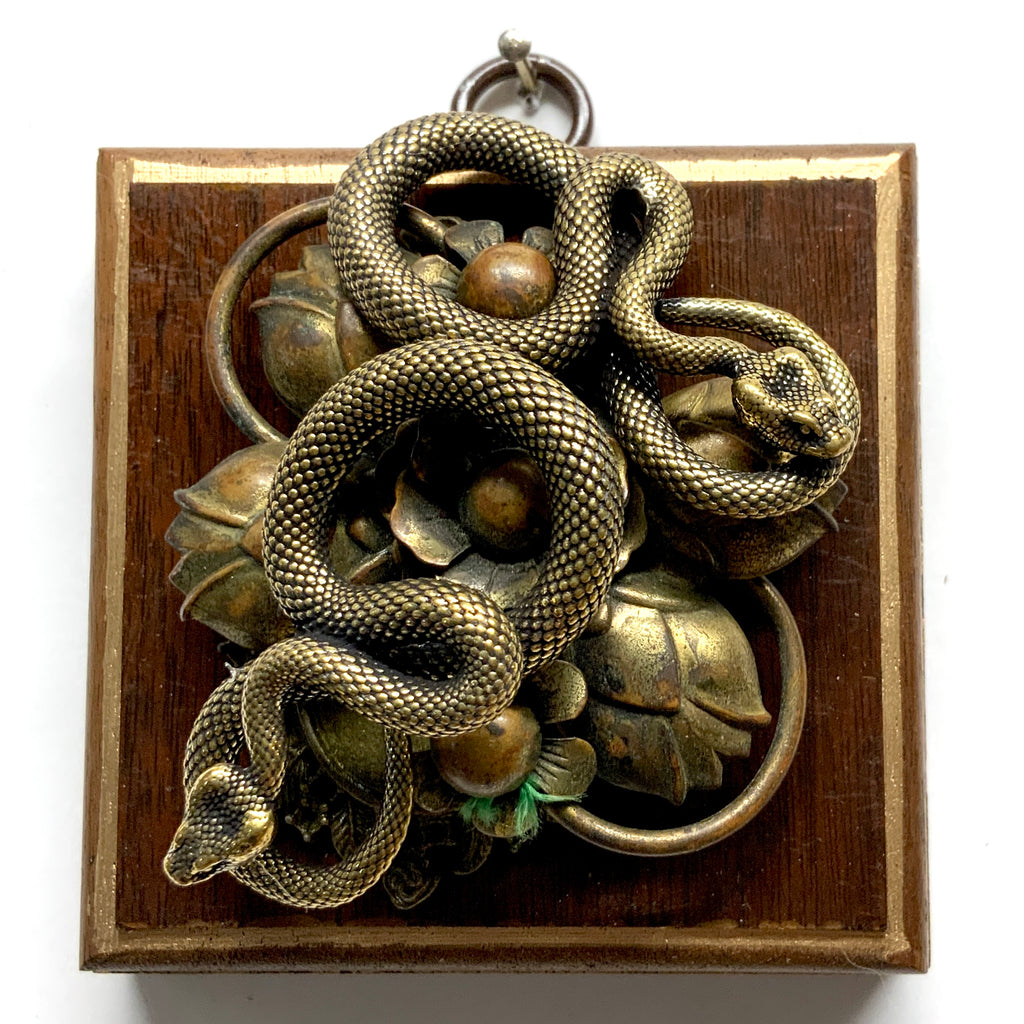 Wooden Frame with Snakes (3.25