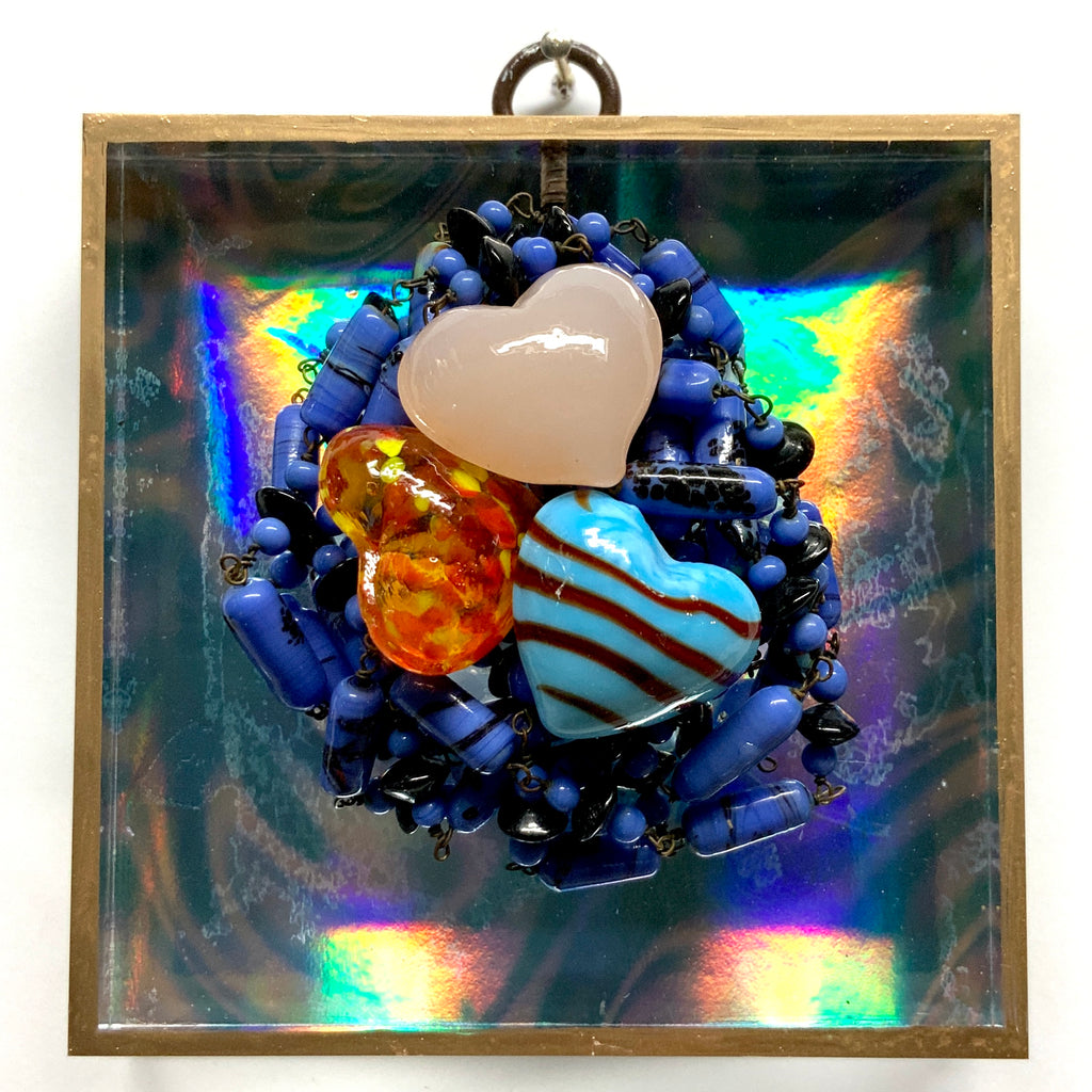 Acrylic Frame with Hearts on Necklace / Slight Imperfections (4