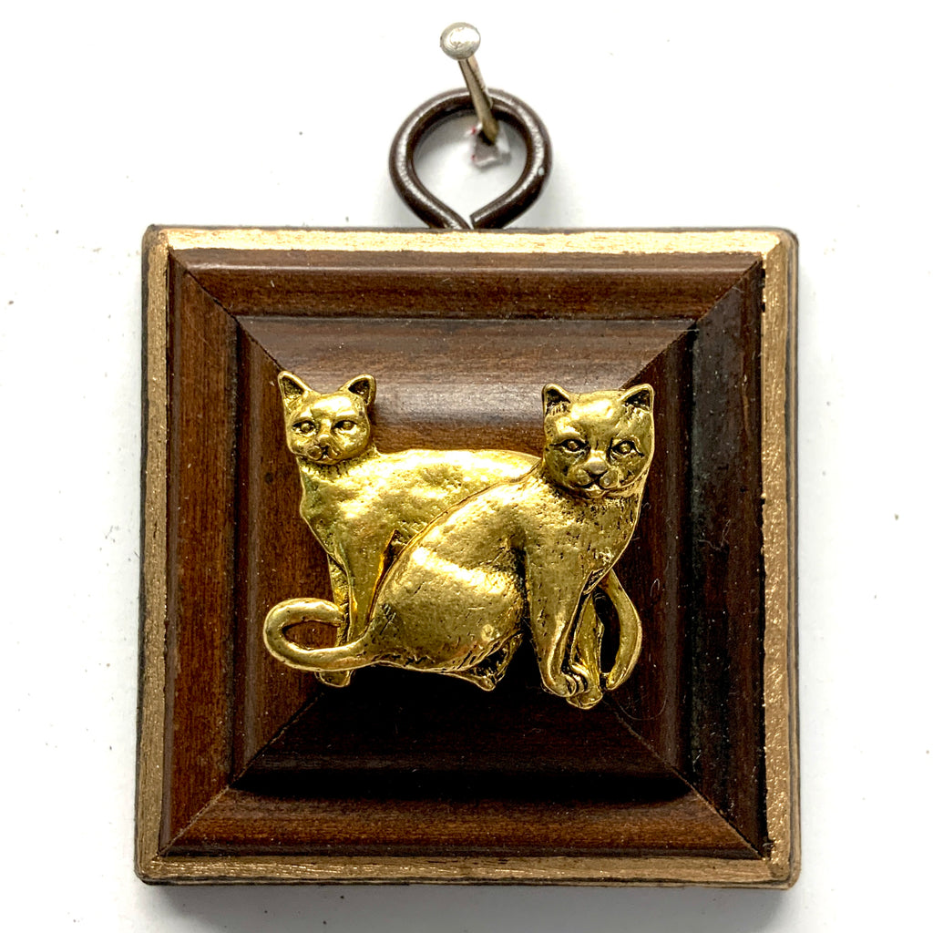 Wooden Frame with Cats (2.25