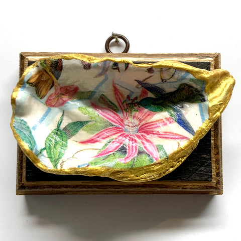 Bourbon Barrel Frame with Oyster Shell (4.5