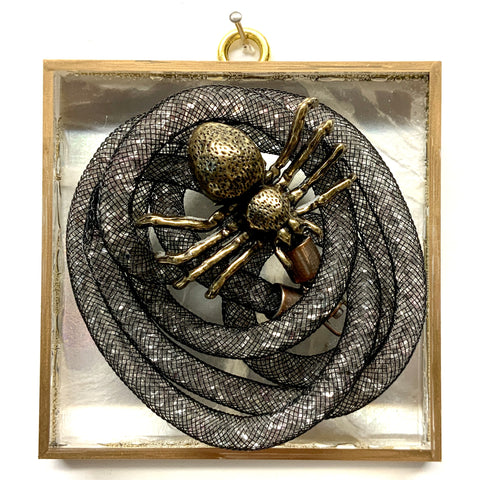 Acrylic Frame with Spider on Necklace / Slight Imperfections (4