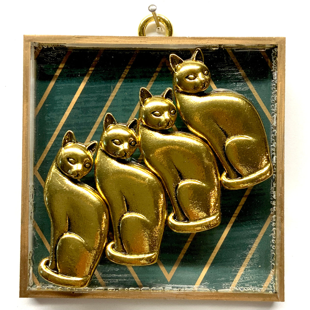 Acrylic Frame with Cats / Slight Imperfections (4