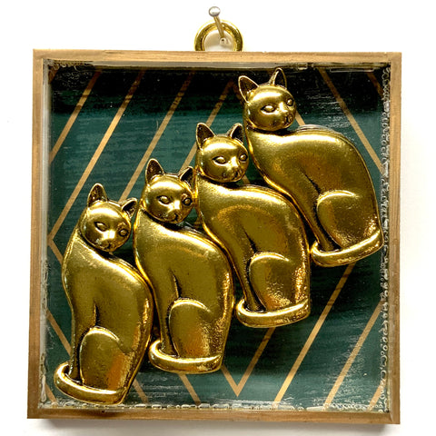 Acrylic Frame with Cats / Slight Imperfections (4