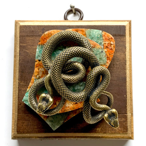 Wooden Frame with Snakes (3.25