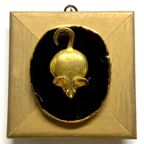Gilt Frame with Mouse on Agate (5
