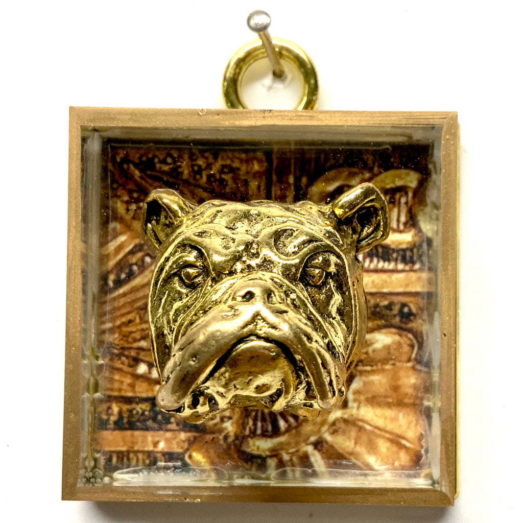Acrylic Frame with Bulldog / Slight Imperfections (2