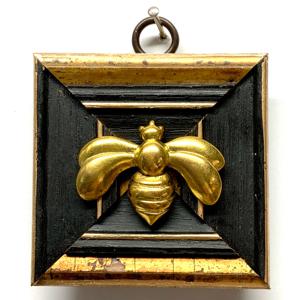 Gilt and Lacquered Frame with Deco Bee (2.75