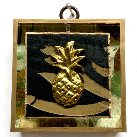 Acrylic Frame with Pineapple on Coromandel / Slight Imperfections (3