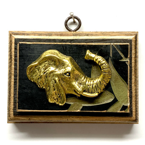 Bourbon Barrel Frame with Elephant on Coromandel (4.5