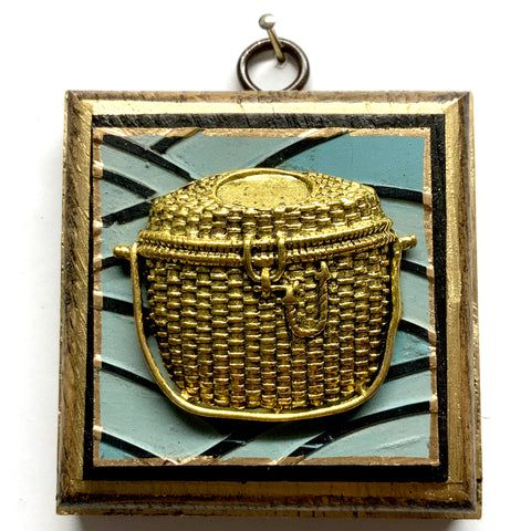 Bourbon Barrel Frame with Nantucket Basket on Coromandel (3.25