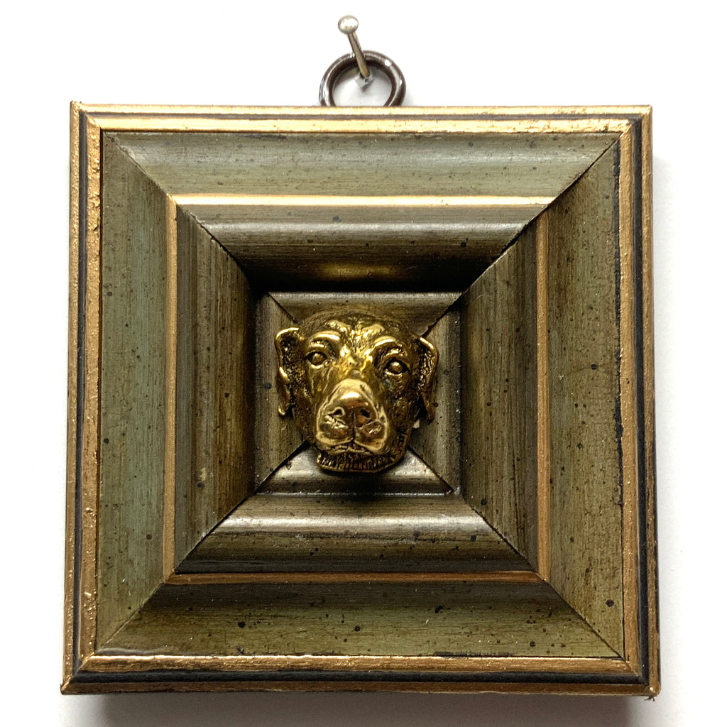 Painted Frame with Dog (3.75